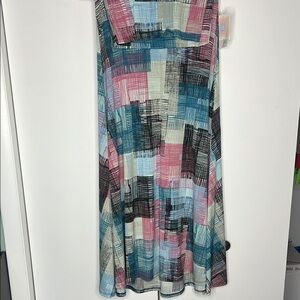 LuLaRoe Maxi Skirt - Multicolor Patchwork